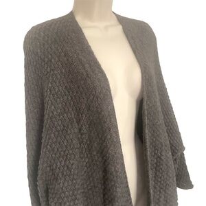 Brandy Melville Open Front Wool Blend Cardigan Sweater One Size Asymmetrical